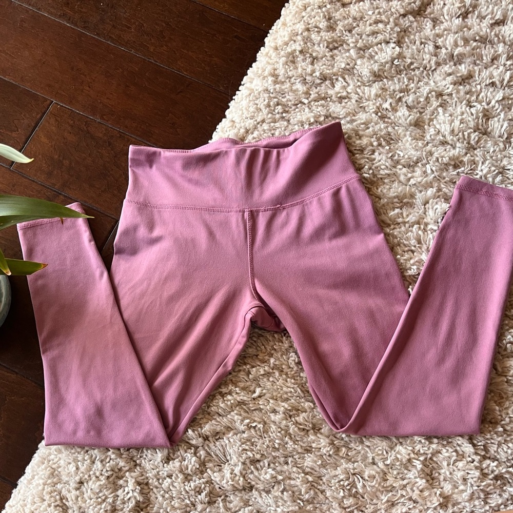 Solid Pink Jockey Leggings Size S